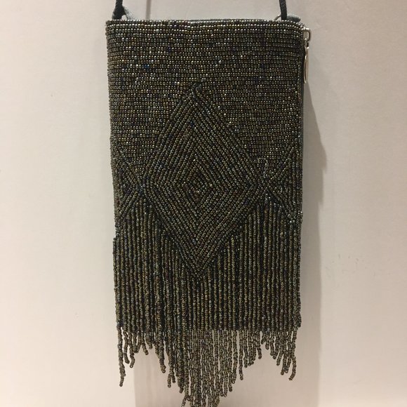 GRAY BEADED PHONE BAG - Picture 14 of 14